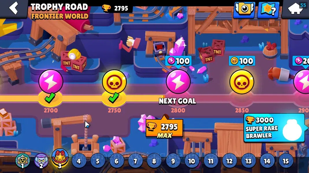 Brawl Stars Accounts 2795 Trophy|27 Brawler 5 Max[Buzz,Gene,Leon,etc]|1 image 5