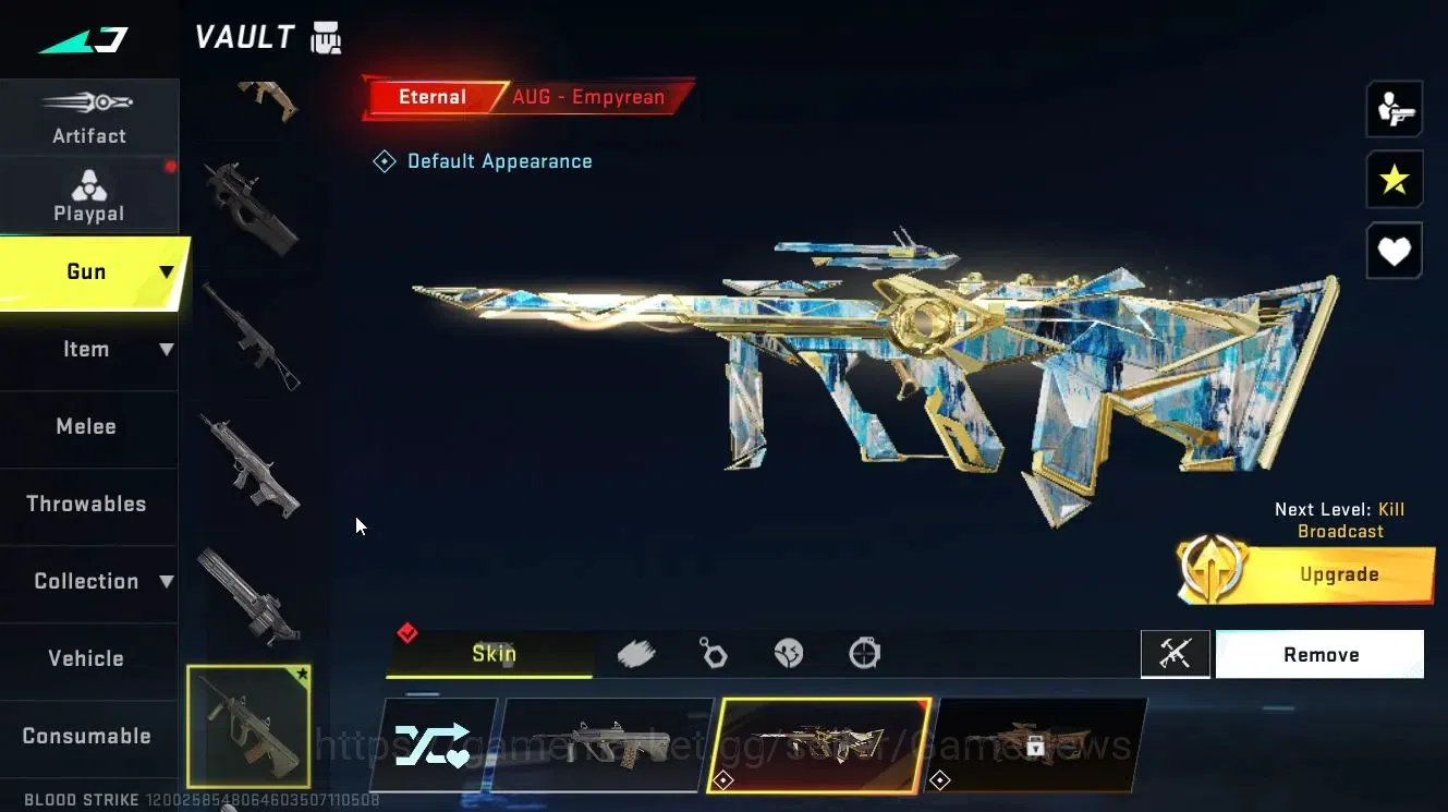 Blood Strike Accounts Collab Skin ASIA|ETERNAL AUG-Empyrean Lv2|Collab ENZO (One Punch Man)|Change Namecard|ULTRA Loot 5