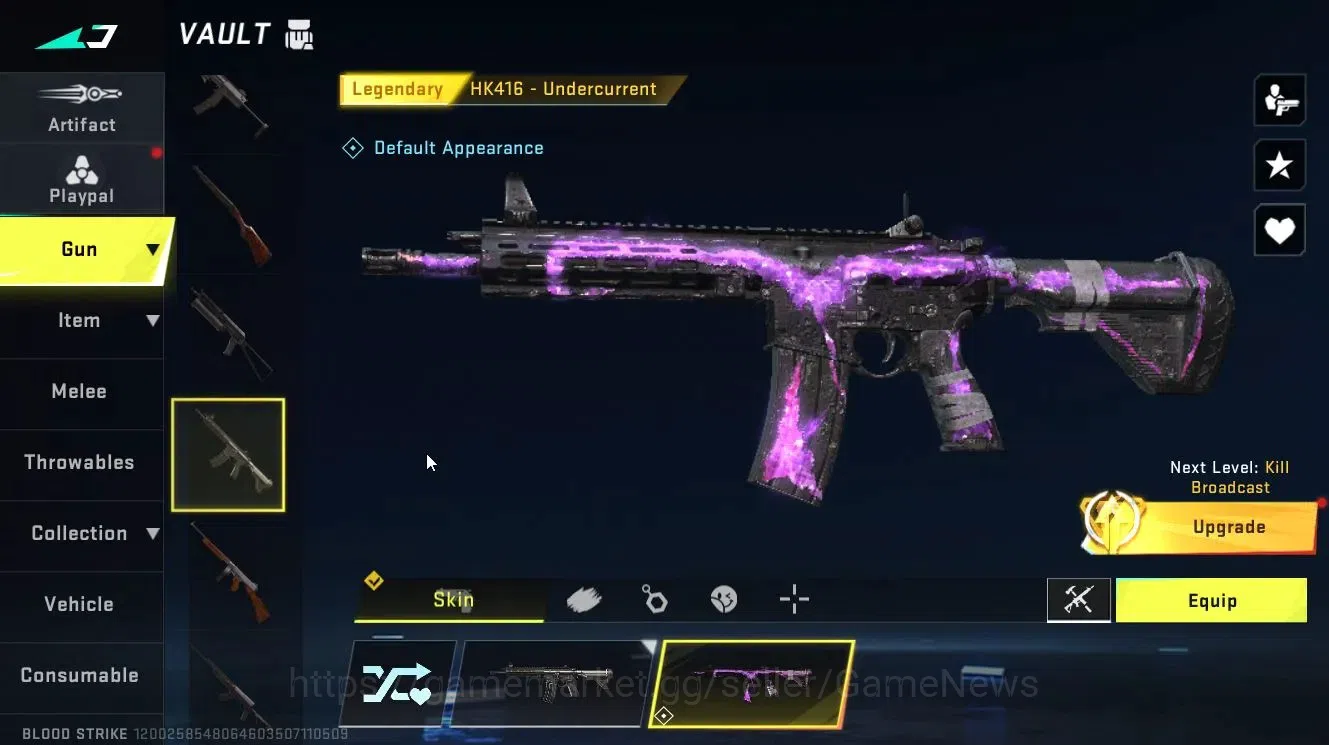 Blood Strike Accounts Collab Skin ASIA|ETERNAL AUG-Empyrean Lv2|Collab ENZO (One Punch Man)|Change Namecard|ULTRA Loot 7