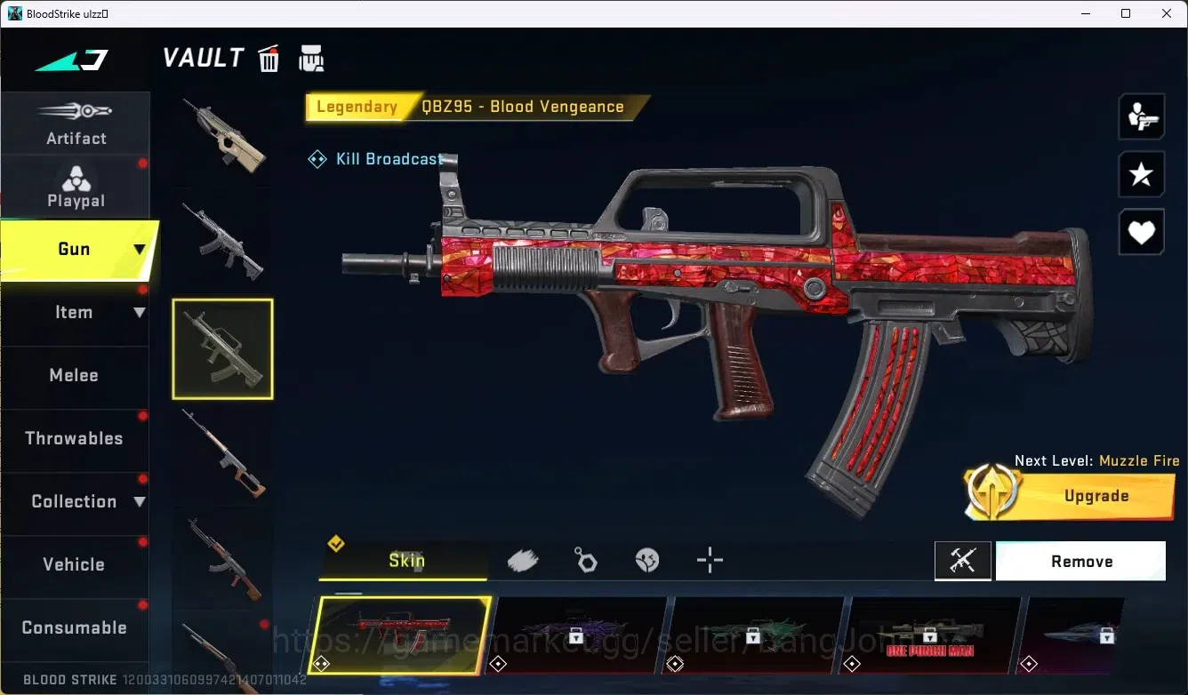 Blood Strike Accounts ASIA | 1 ETERNAL: AUG-Empyrean | 2 Legendary Gun | image 4