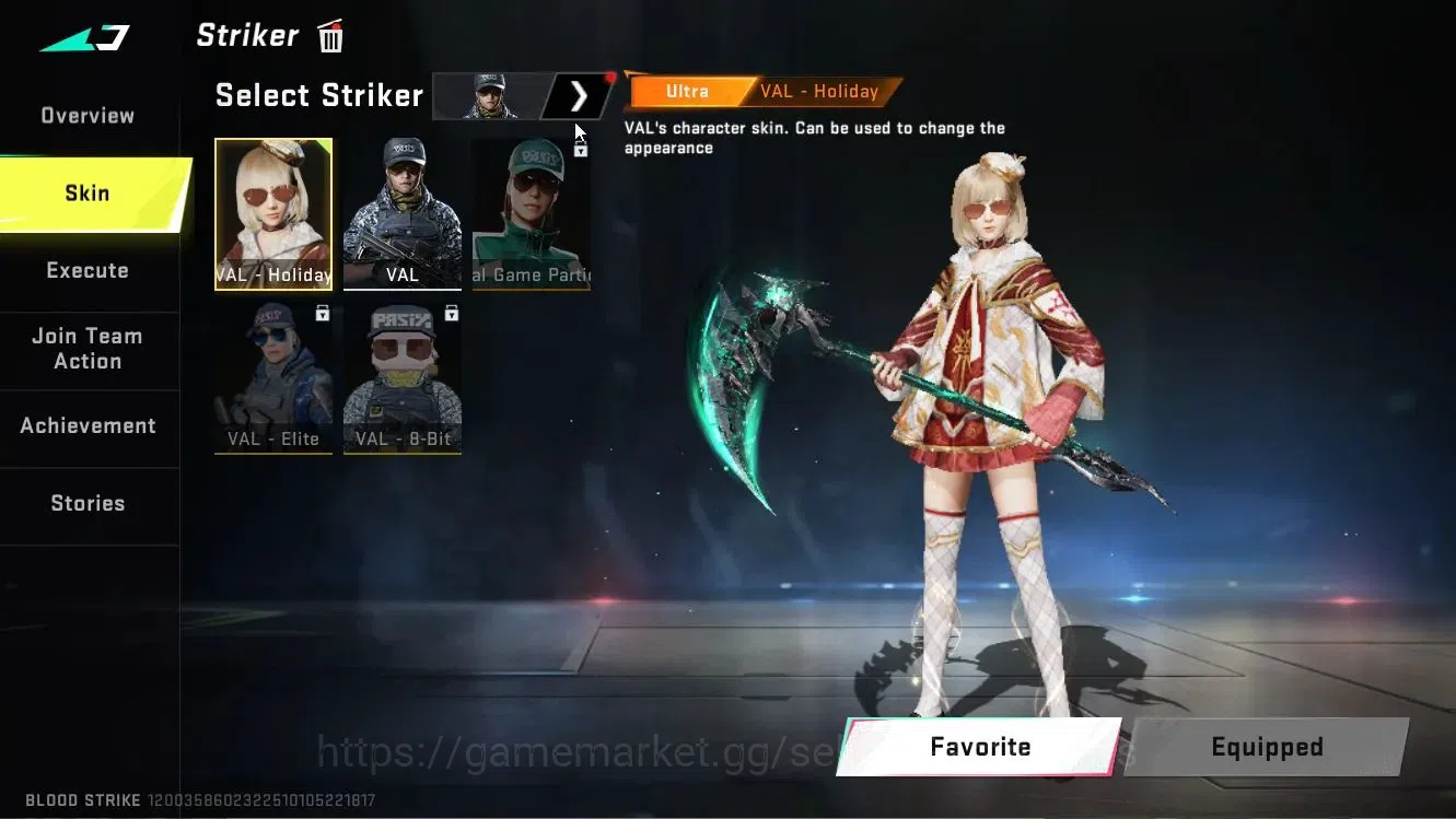 Blood Strike Accounts ASIA|ULTRA MELEE Scythe+[NOVA-ThornRose,AUG,etc]|C image 14