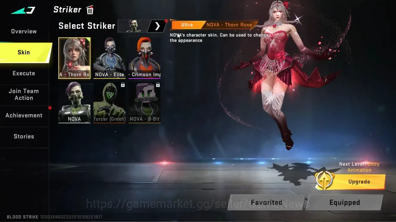 Blood Strike Accounts ASIA|ULTRA MELEE Scythe+[NOVA-ThornRose,AUG,etc]|C image 4