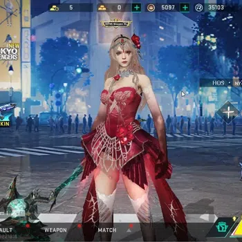 Blood Strike Collab Skin ASIA|ULTRA MELEE Scythe+[NOVA-ThornRose,AUG,etc]|C image 1
