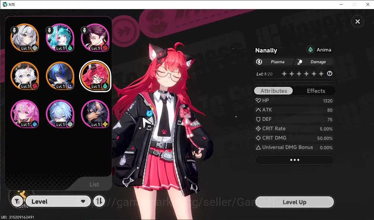 Neverness to Everness Accounts GLOBAL Southeast Asia|HL 3|3 S-Class [Nanally,Saki image 2
