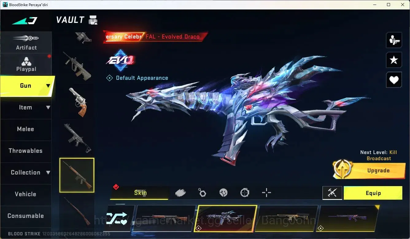 Blood Strike Accounts ASIA | 1 EVO: FAL-Evolved Draco | 2 ETERNAL | 3 7D image 11