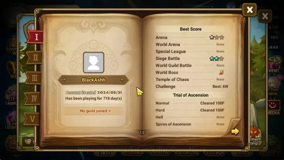 Summoners War: Sky Arena Accounts GLOBAL Lv 52|1 LD[Narsha]|13 Total NB5[Leo,Sonia,T image 3