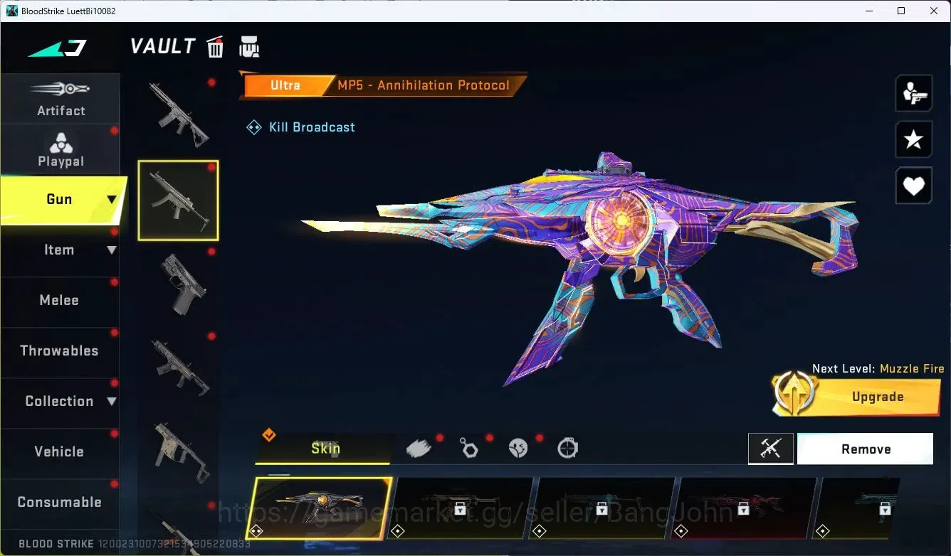 Blood Strike Accounts ASIA|Eternal Desert Eagle|3 Collab Guns 7DS|1 Limi image 4