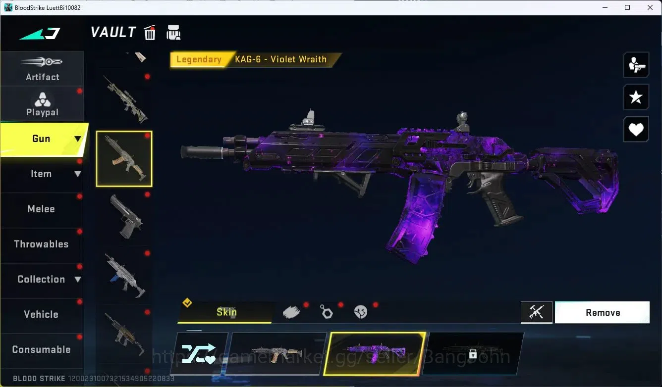 Blood Strike Accounts ASIA|Eternal Desert Eagle|3 Collab Guns 7DS|1 Limi image 6