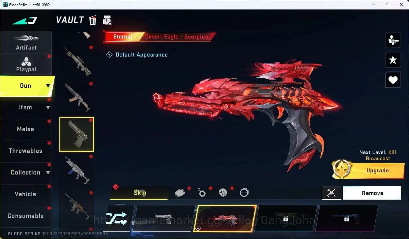 Blood Strike Accounts ASIA|Eternal Desert Eagle|3 Collab Guns 7DS|1 Limi image 7