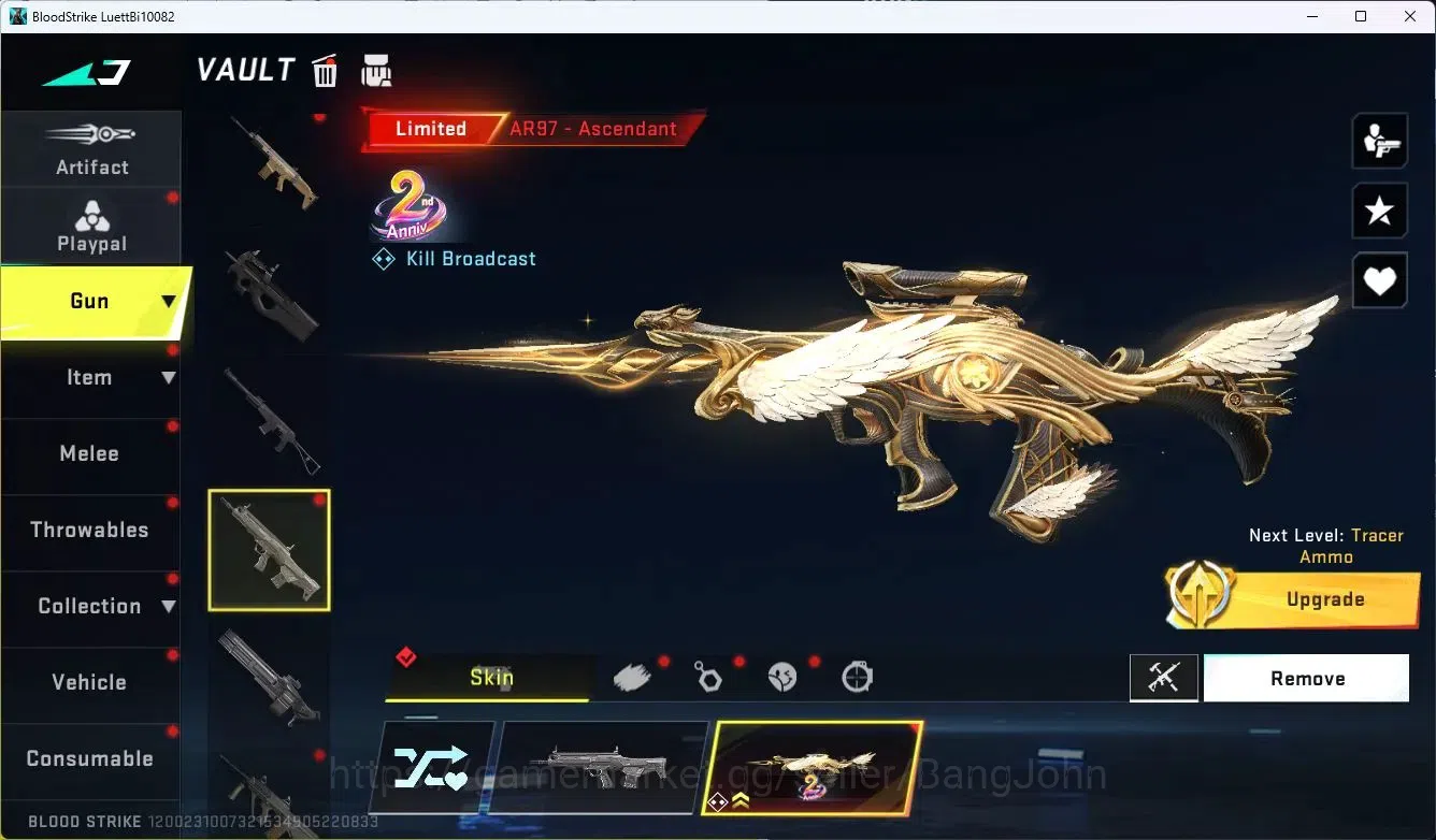 Blood Strike Accounts ASIA|Eternal Desert Eagle|3 Collab Guns 7DS|1 Limi image 8
