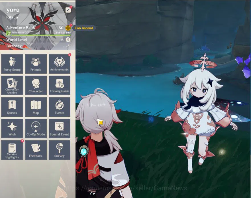 ASIA|User Only|AR 50|5 Limited +28(4*Character)|Arlecchino,Mualani,kazuha,Nahida,Zibai|1skin|MC Male|Take Mail|Check(GI5147) Genshin Impact Mid Game ASIA|User Only|AR 50|5 Limited +28(4*Character)|Ar image 1