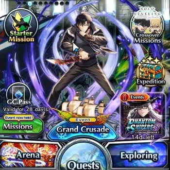 Grand Summoners Accounts End-Game GLOBAL|Rank 47|19 Ascend+9 TW|(H.Inumuta,Chloe,Igris,Shizuku,R.Hakurei,Madoka,Jinwoo