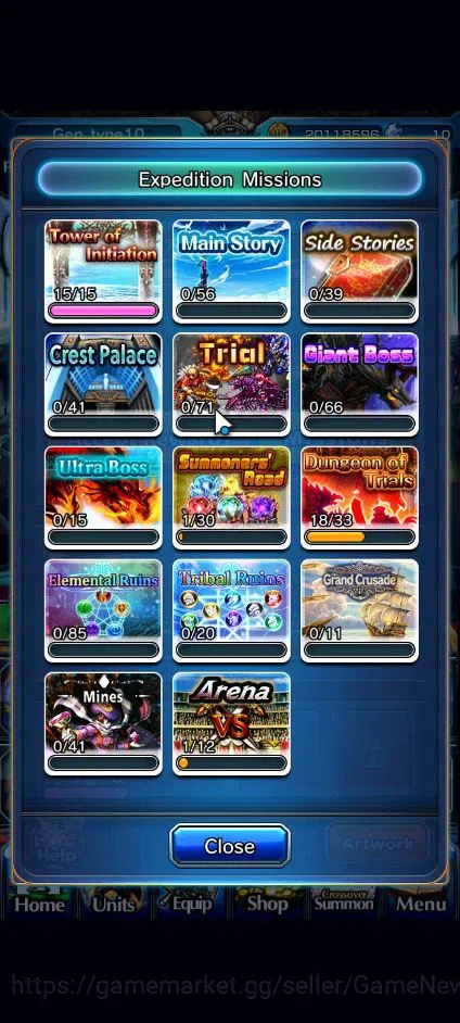 Grand Summoners Accounts Global|Rank 36|17 Ascend|RoyTW,InumutaTW,SaitoTW,F image 7