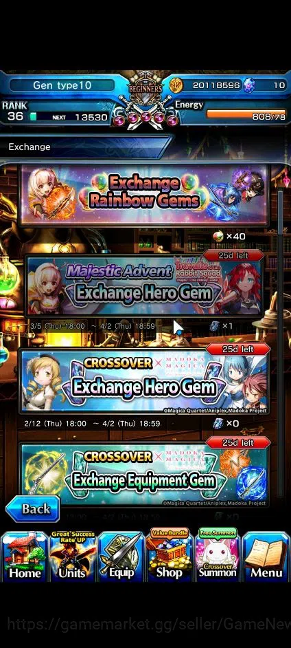 Grand Summoners Accounts Global|Rank 36|17 Ascend|RoyTW,InumutaTW,SaitoTW,F image 8