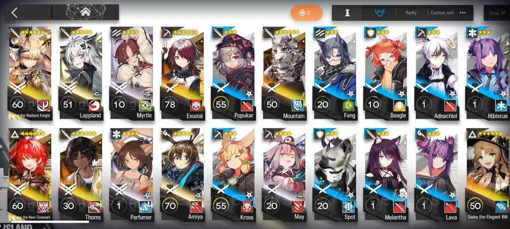 Arknights Accounts Lv 32 | 117 OP+5 Skin | 8K Oro | 2 Limited | Radia image 4