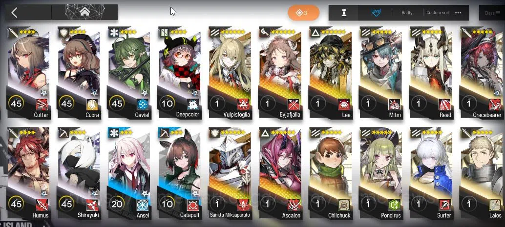 Arknights Accounts Lv 32 | 117 OP+5 Skin | 8K Oro | 2 Limited | Radia image 5