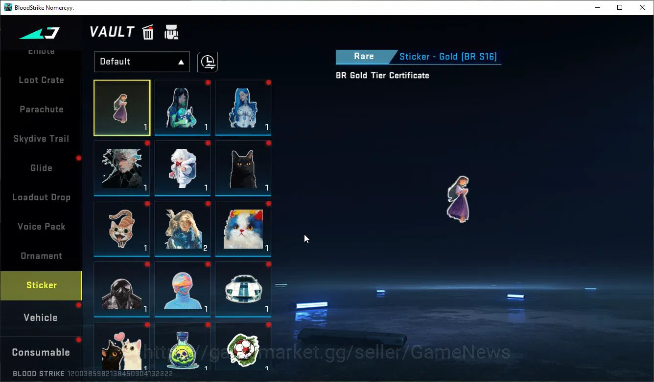 Blood Strike Accounts ASIA|1 ETERNAL Lv3 UZI - Star Chaser+ Collab 7DS A image 14