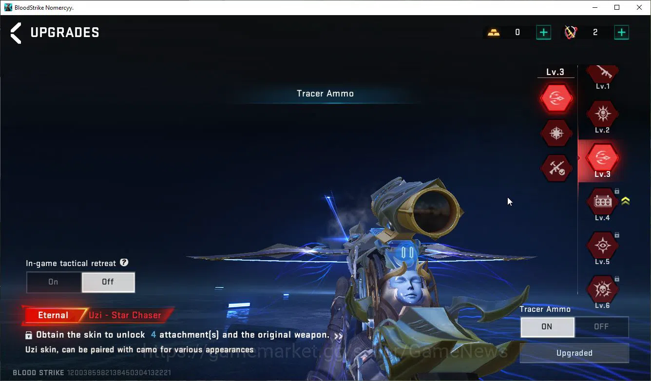 Blood Strike Accounts ASIA|1 ETERNAL Lv3 UZI - Star Chaser+ Collab 7DS A image 8