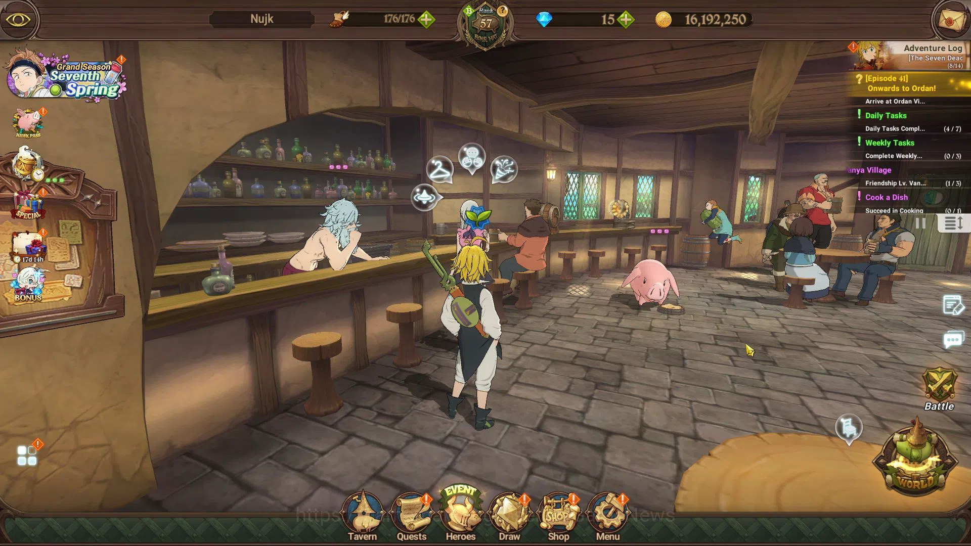 The Seven Deadly Sins: Grand Cross Accounts Starter Global | Fresh Starter Chapter 4 | 1M CC | 4 UR | Meresca, Arthur 7