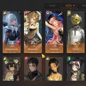 Reverse: 1999 Accounts Endgame GLOBAL|Lv 50|38k CD,42 Uni|Team Bloodtithe|12(*6Crew) 2 Limit|Rhiannon+Psy,Nautika|Rubuska