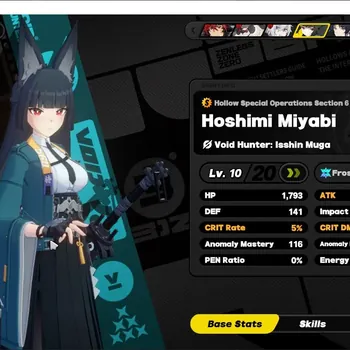 Zenless Zone Zero Accounts Starter ASIA|Starter Miyabi IK13|4Limit(Miyabi,Grace,Harumasa,Lucia+Sign)+chrSTD Piper,Lucy etc
