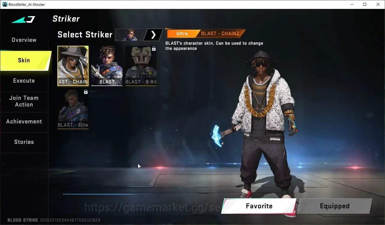 Blood Strike Accounts ASIA|MELE AXE-Crystal+9 ULTRA[Ethan,Hank,JET,INP9, image 8