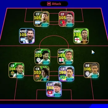 eFootball Accounts Legends & Iconic Players Android|Power 3215|29 Epic(Varane,Lampard,Cafu,Chiellini,Alcantara,CR7,Xabi