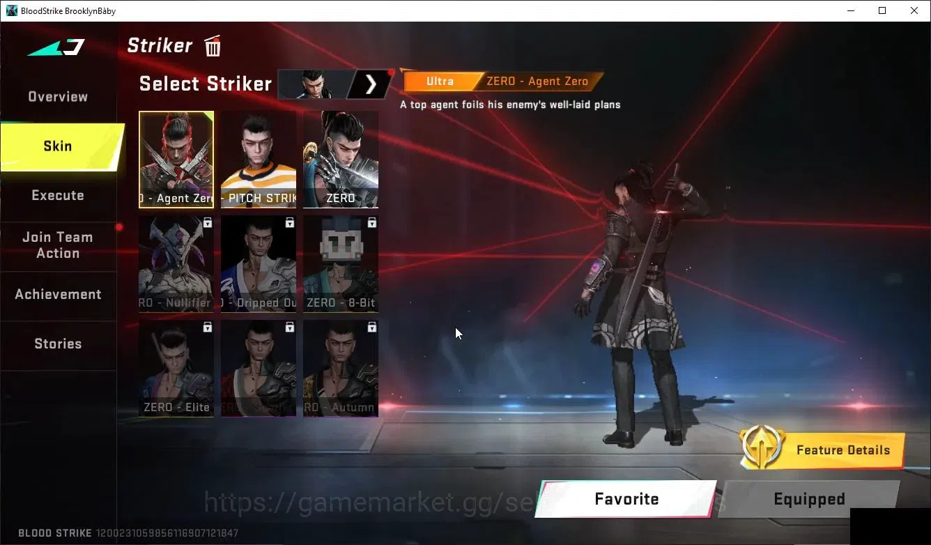 Blood Strike Accounts Collab Skin ASIA |Collab OPM M4A1-Garou|8 3