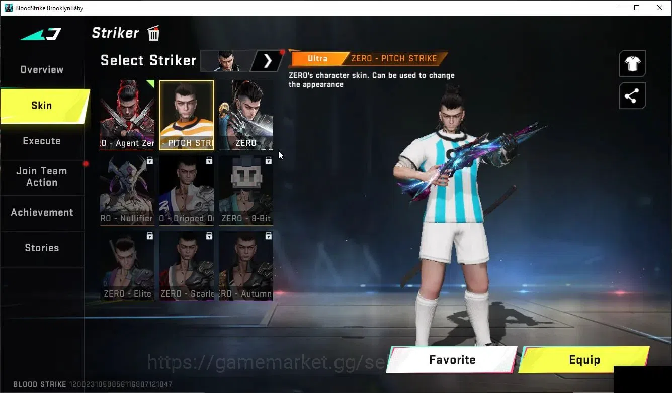 Blood Strike Accounts Collab Skin ASIA |Collab OPM M4A1-Garou|8 5