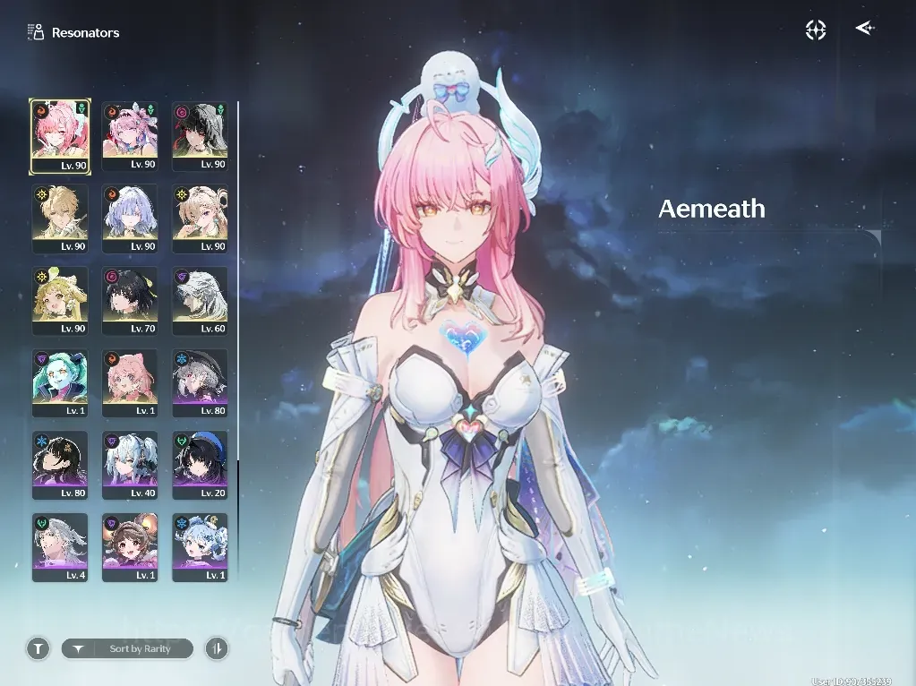 Wuthering Waves Accounts Others SEA |UL 68|7 Limited|2 Prem|(Aemeath,Chisa,Denia,Luuk 1