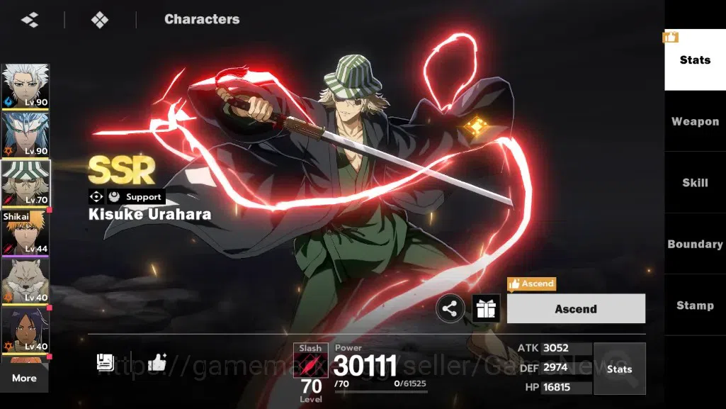 BLEACH: Soul Resonance Accounts NuverseSEA|LV 69|10 SSR [IchigoB,Aizen,ZarakiB1,Gi image 19