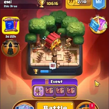 Clash Royale Accounts Others Trophy 10616|CL 1606|KTL 15|122 Cards|3 Max|7 Champ|3 Hero|13 Champ|Arena 26|416 Gems|Proteck