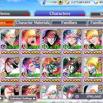 Bleach: Brave Souls Accounts Mid-Tier Global|40K Orb|Avail 80% Side Story|TYBW26 Shuhei,Kensei,Ichigo,11th