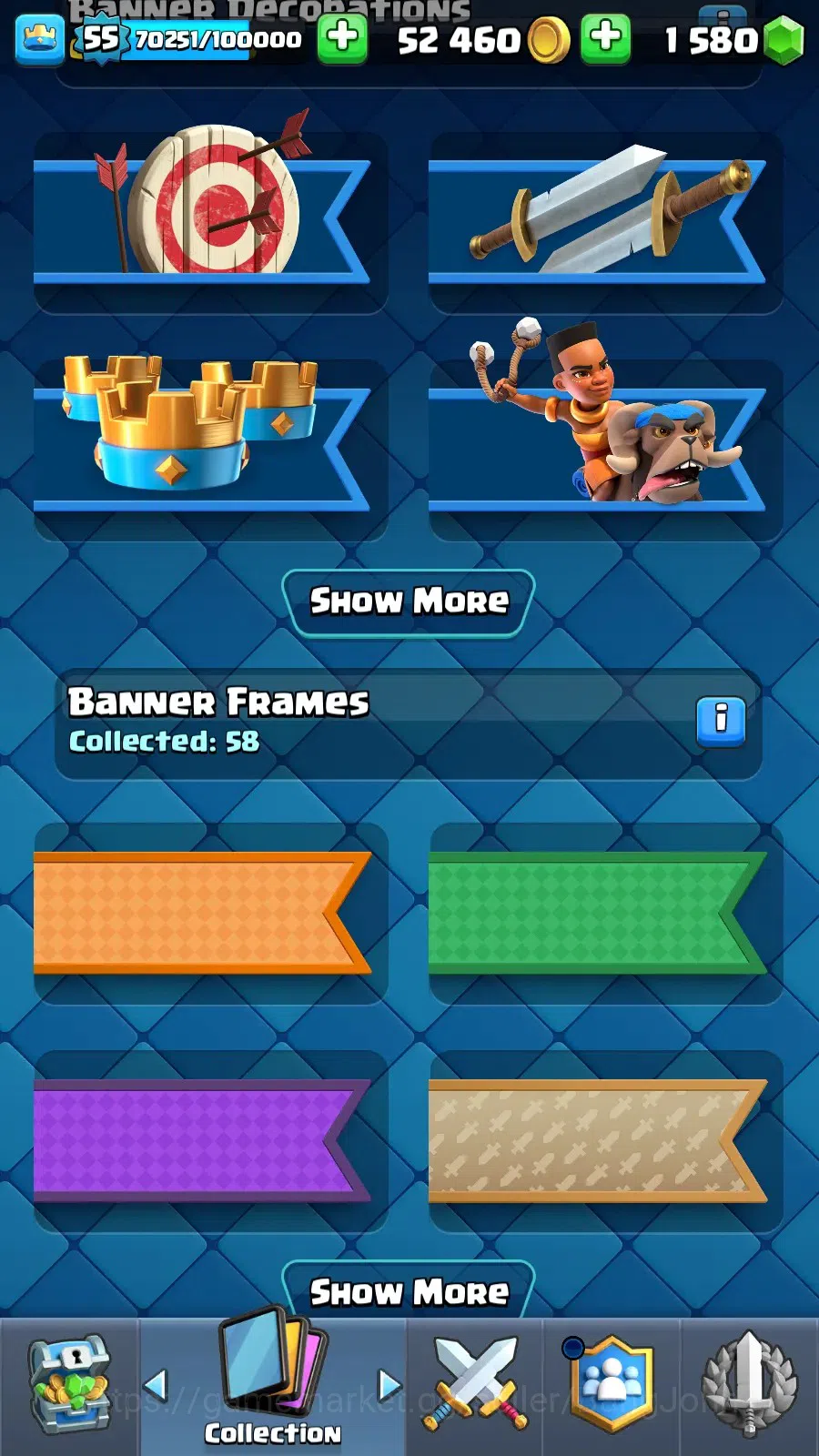 Clash Royale Accounts Lv 55|Trophy 9500|KTL 15|Limited Skin|Max 1-Card 1 image 4