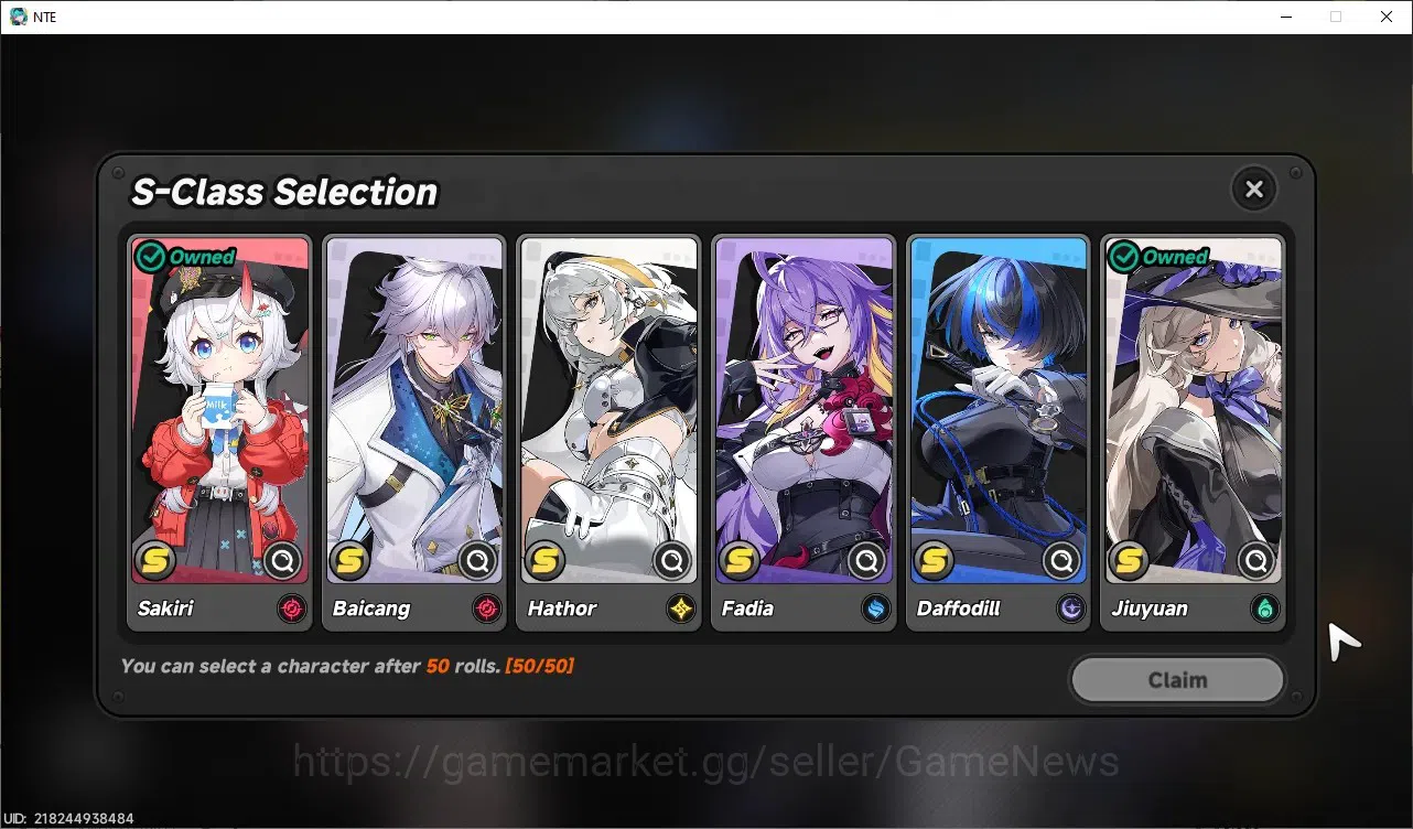 Neverness to Everness Accounts GLOBAL SEA|HL 21|TL 11|4 SSR Lacrimosa,Nanally,Jiu image 15