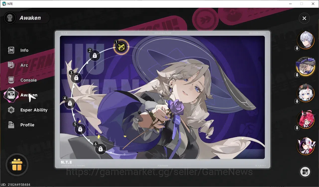 Neverness to Everness Accounts GLOBAL SEA|HL 21|TL 11|4 SSR Lacrimosa,Nanally,Jiu image 6
