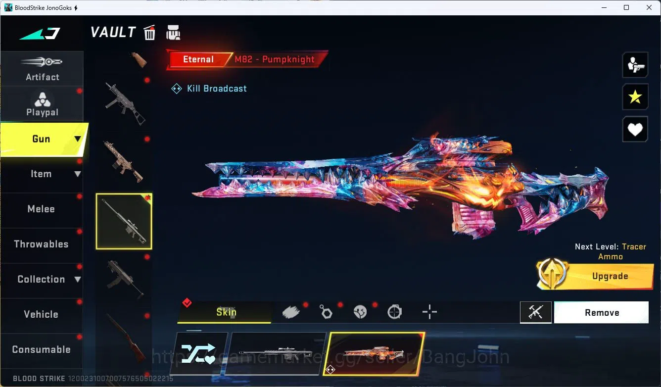 Blood Strike Accounts ASIA|ETERNAL=M82(LVL2)|ULTRA=BTFLY KNIFE,ONE HEAND image 11
