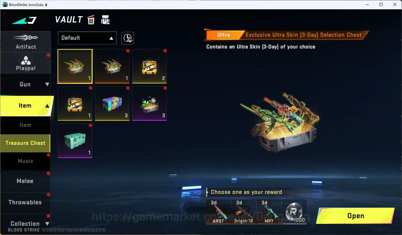 Blood Strike Accounts ASIA|ETERNAL=M82(LVL2)|ULTRA=BTFLY KNIFE,ONE HEAND image 13
