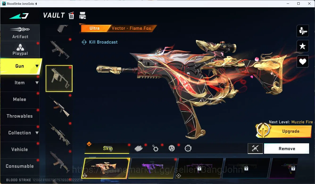 Blood Strike Accounts ASIA|ETERNAL=M82(LVL2)|ULTRA=BTFLY KNIFE,ONE HEAND image 7