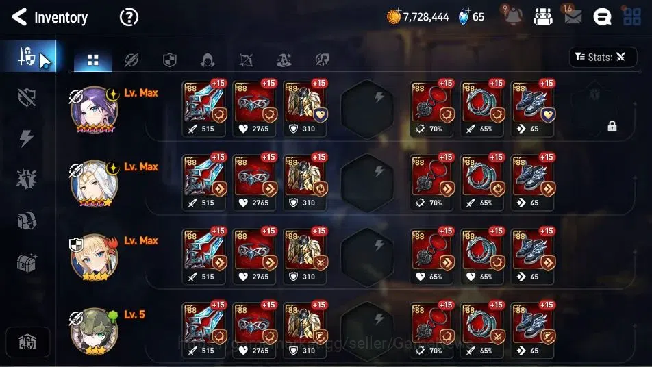 Epic Seven Accounts GLOBAL Unverif|New Era|2 ML(Salome,Lionheart Cermi image 8