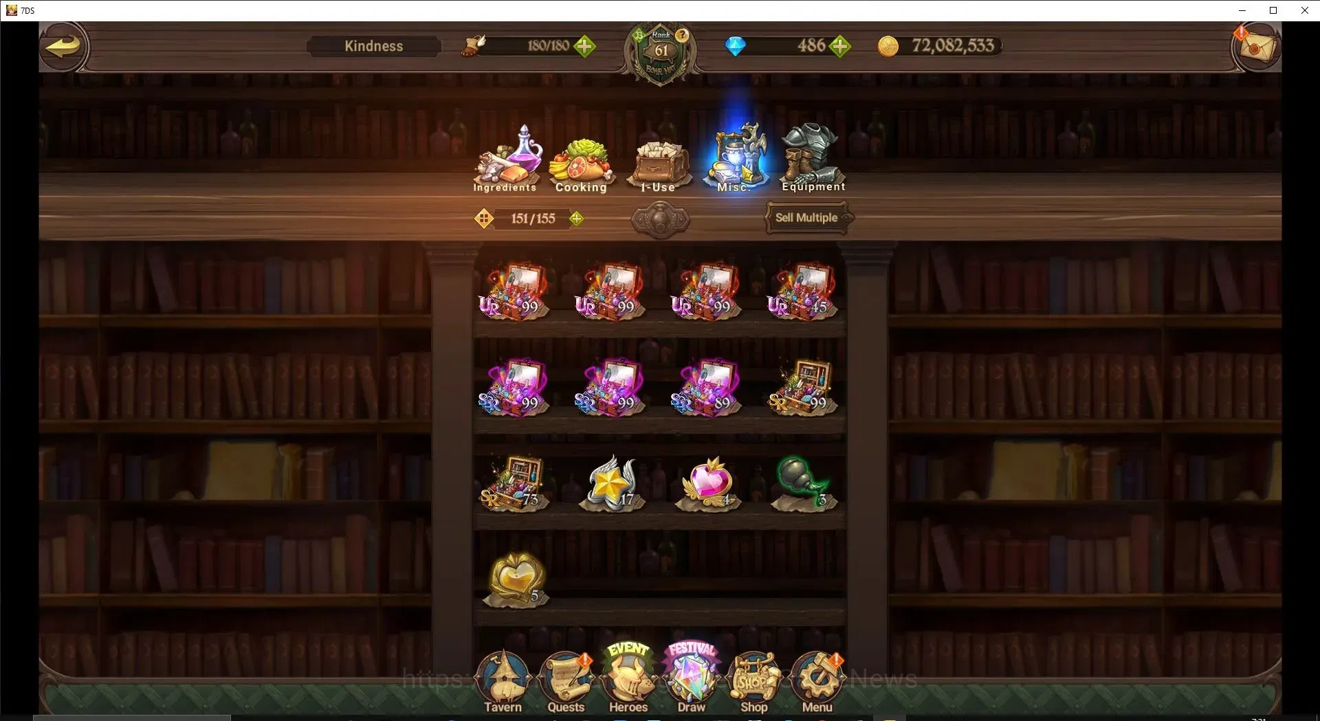 The Seven Deadly Sins: Grand Cross Accounts ASIA|2,8M CC|486 DM+70 LS|4 LR+9 UR|NMeli3/6,Helbr image 18