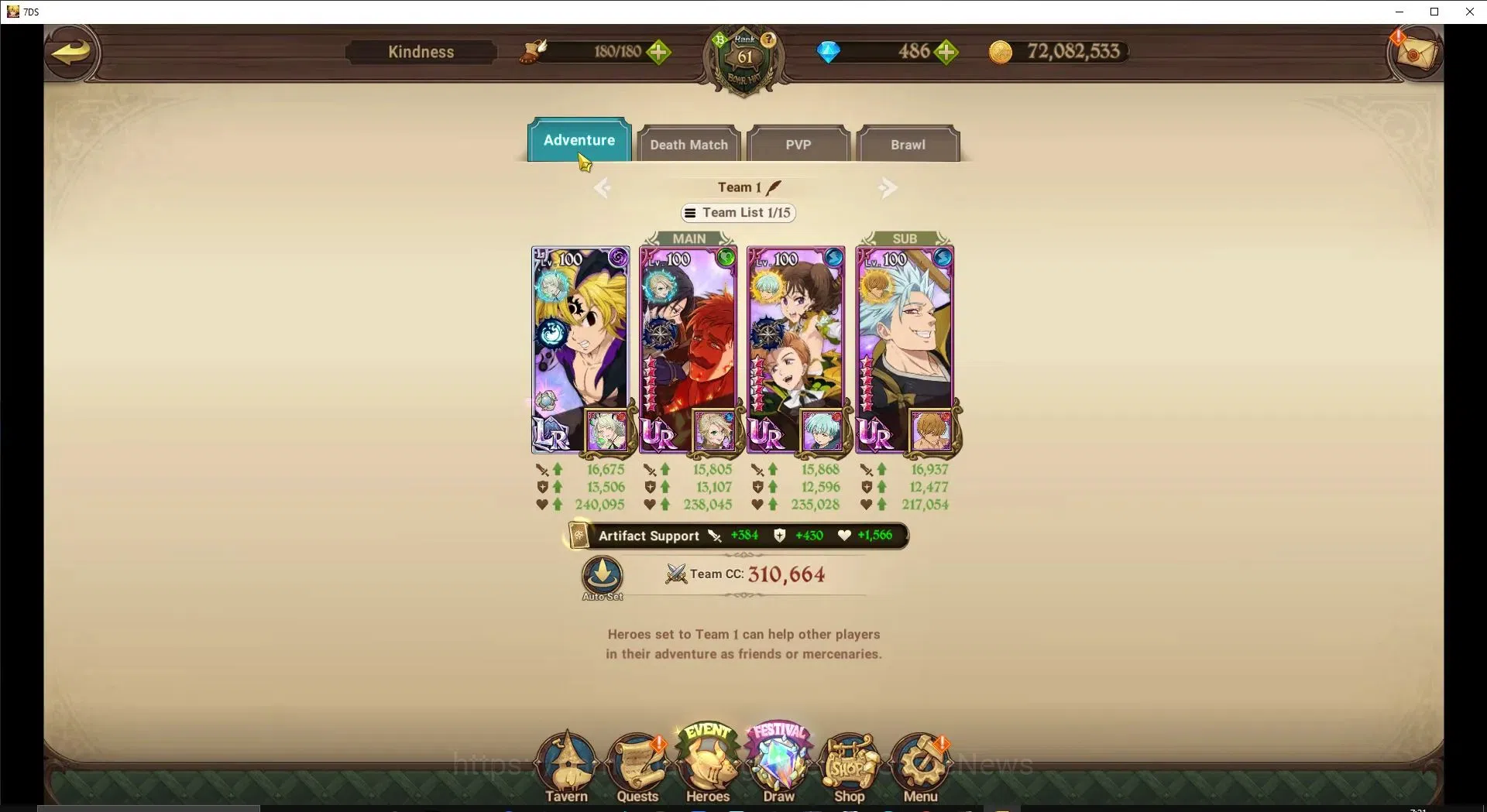 The Seven Deadly Sins: Grand Cross Accounts ASIA|2,8M CC|486 DM+70 LS|4 LR+9 UR|NMeli3/6,Helbr image 9
