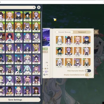 Genshin Impact Accounts Others Asia|AR 57|Prem Team (Skirk,Durin)|9