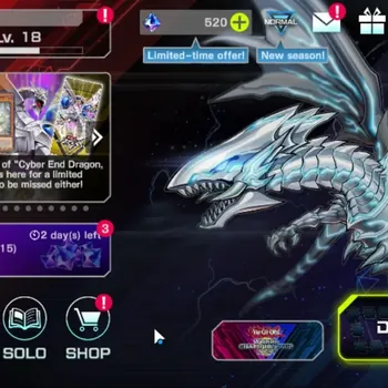 Yu-Gi-Oh! Master Duel Accounts High-Level Android|Lv 18|20 Decks|Dracotail,Kewl Elfnote,Sky