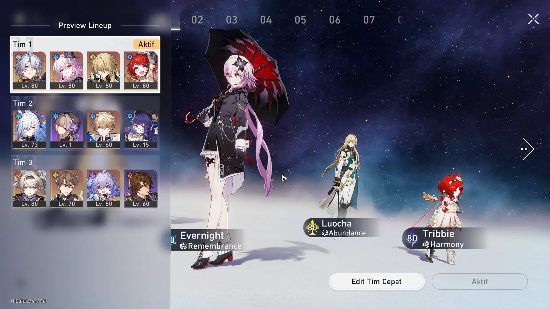 Honkai Star Rail Accounts ASIA | Phainon+Sign L80 | TL 63 | Evernight L80, T image 13