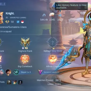 Mobile Legends: Bang Bang Accounts Collector Global|189S|Renowned|PRIME Claude ,LuckyBox Irithel Alpha,Annual Angela,Zodiac