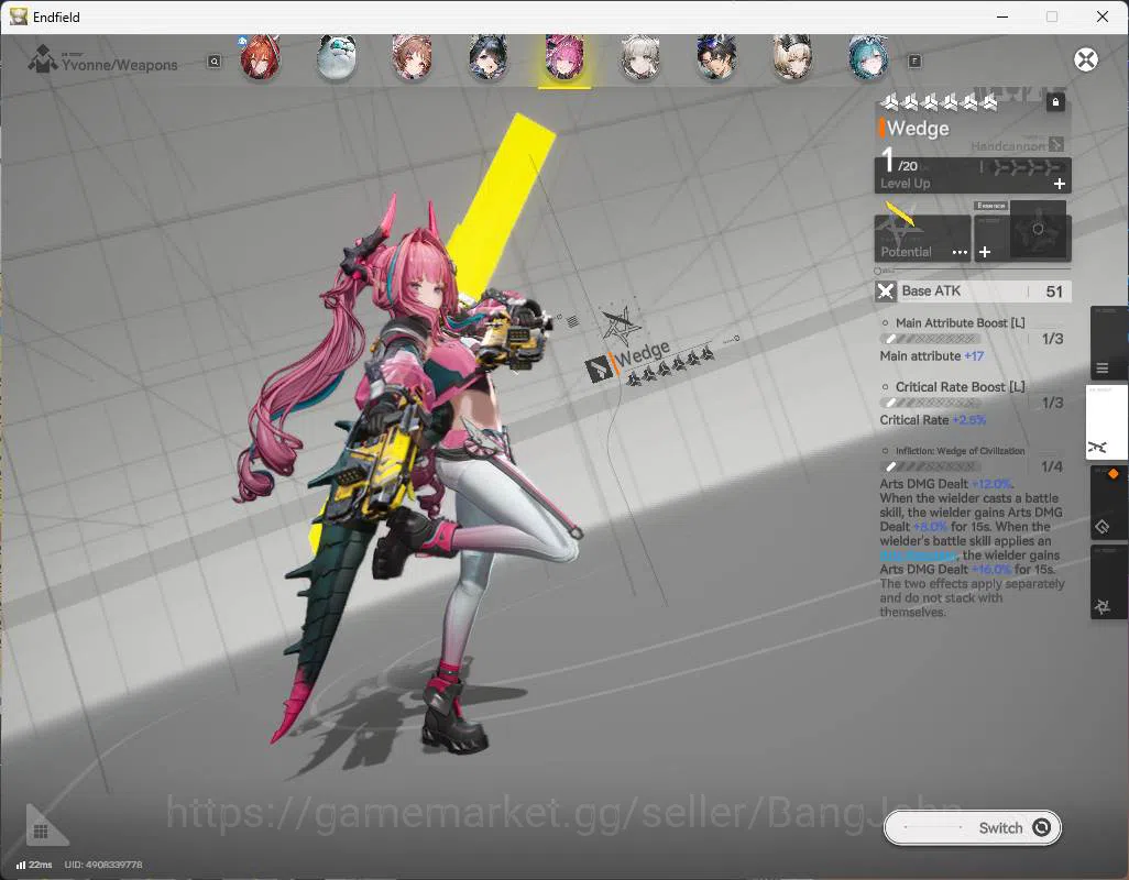 Arknights: Endfield Accounts ASIA | LVL 33 | WP 6s 8| Tangtang sign, pogra sign image 15