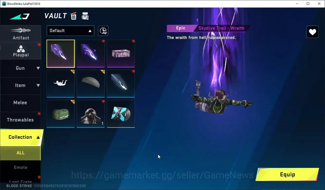 Blood Strike Accounts Rare Skin ASIA|MELEE ButerFly Knife- STARFALL+1 ULTRA Katya-VEXA |4 Legendary Melee katana-Ronin,Etc 11