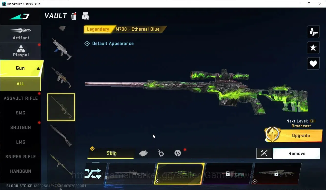 Blood Strike Accounts Rare Skin ASIA|MELEE ButerFly Knife- STARFALL+1 ULTRA Katya-VEXA |4 Legendary Melee katana-Ronin,Etc 6