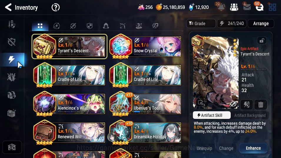Epic Seven Accounts GLOBAL Unverif|NewEra|17 ML(BArunka,LOTScales,Ruel image 12